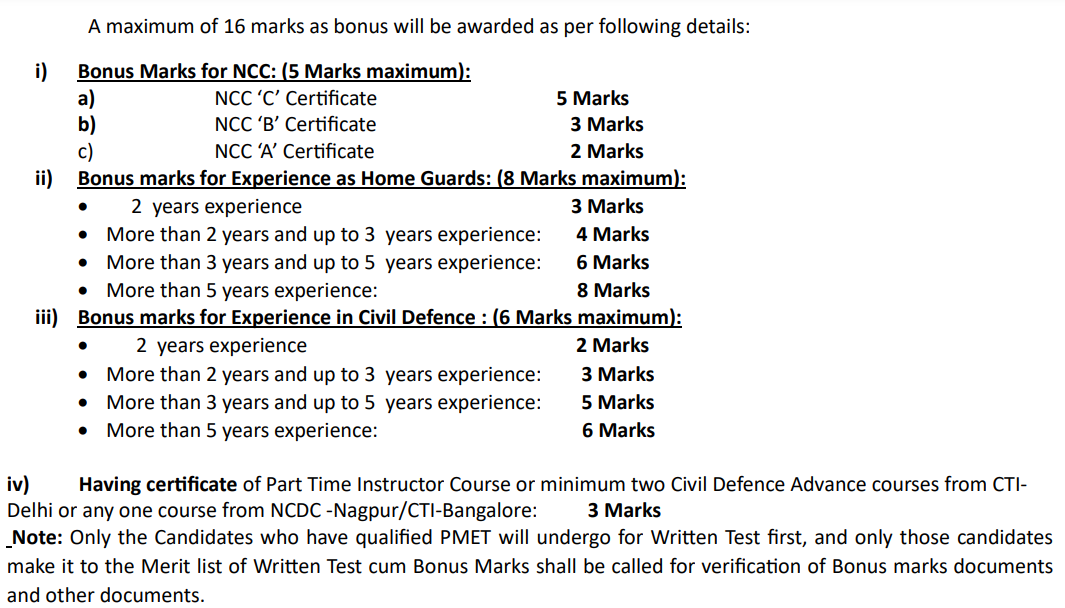 photo: screenshot of the bonus marks from official pdf